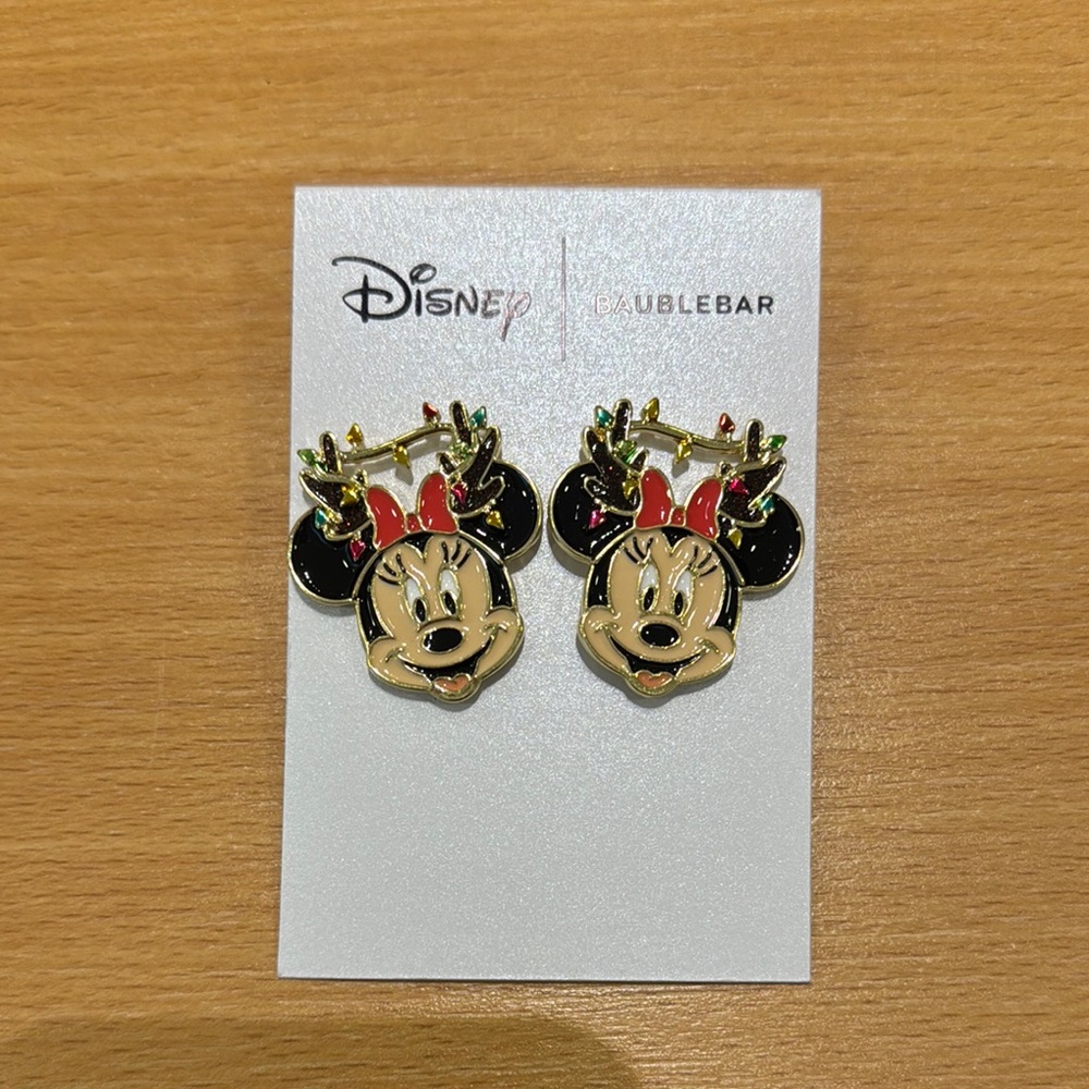 BaubleBar Minnie Mouse Earrings